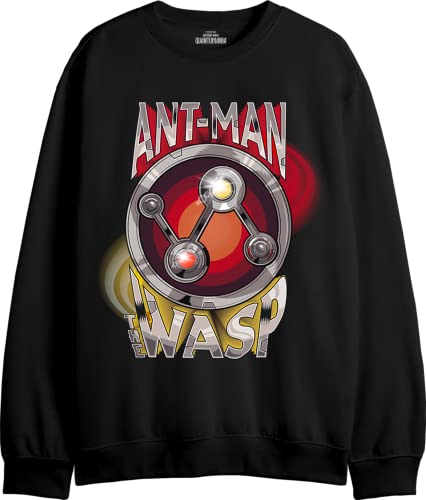 Marvel Herren Meantmmsw010 Sweatshirt, Schwarz, M von Marvel