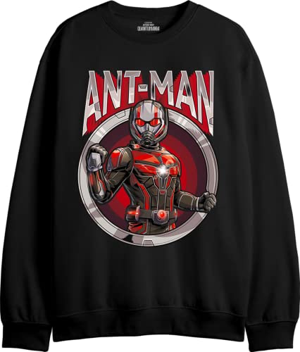 Marvel Herren Meantmmsw012 Sweatshirt, Schwarz, L von Marvel