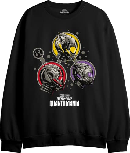 Marvel Herren Meantmmsw013 Sweatshirt, Schwarz, L von Marvel