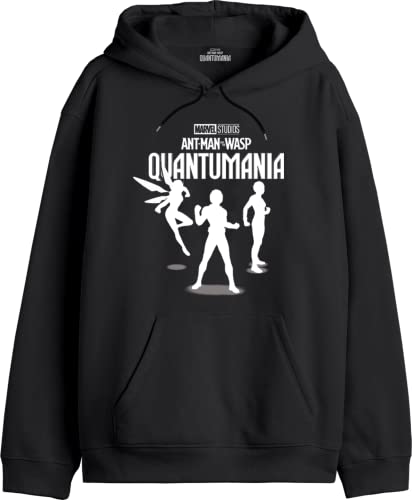 Marvel Herren Meantmmsw020 Kapuzenpullover, Schwarz, L von Marvel