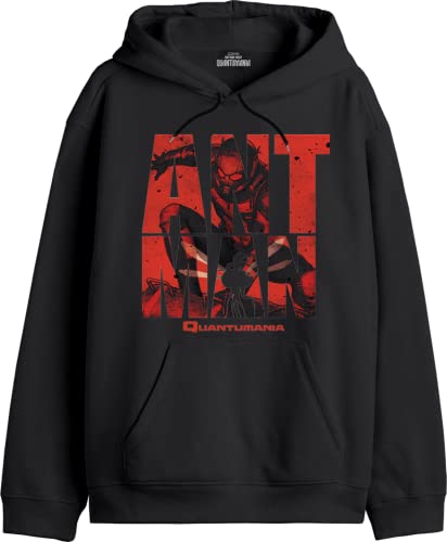 Marvel Herren Meantmmsw021 Kapuzenpullover, Schwarz, M von Marvel