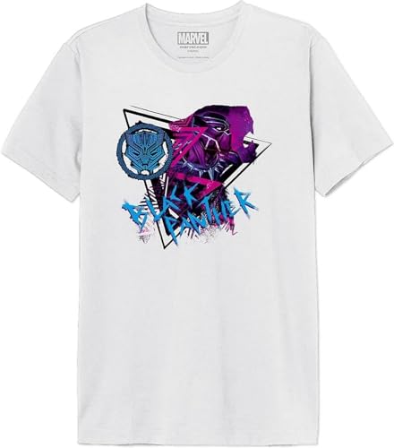 Marvel Herren Meblpacts002 T-Shirt, weiß, S von Marvel