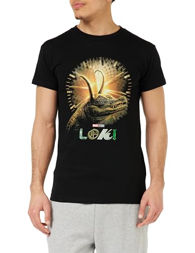 Marvel Herren Melokimts033 T-Shirt, Schwarz, XXL von Marvel