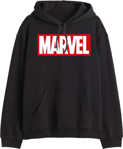 Marvel Herren Memarcosw031 Kapuzenpullover, Schwarz, S von Marvel