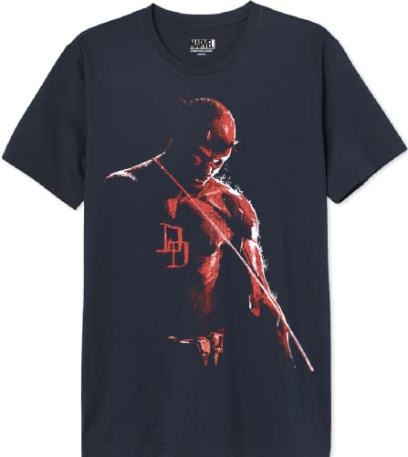 Marvel Herren Memarcots243 T-Shirt, Marineblau, XL von Marvel