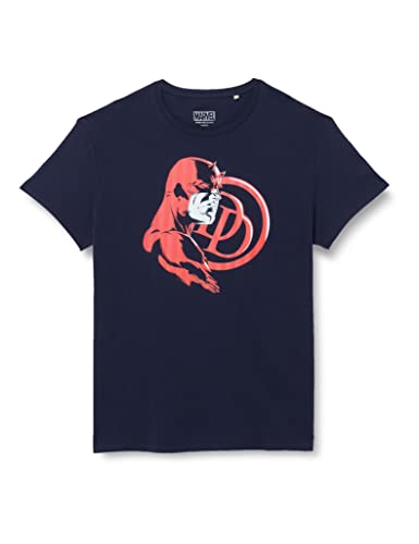 Marvel Herren Memarcots244 T-Shirt, Marineblau, 56 von Marvel