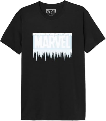 Marvel Herren Memarcots262 T-Shirt, Schwarz, S von Marvel