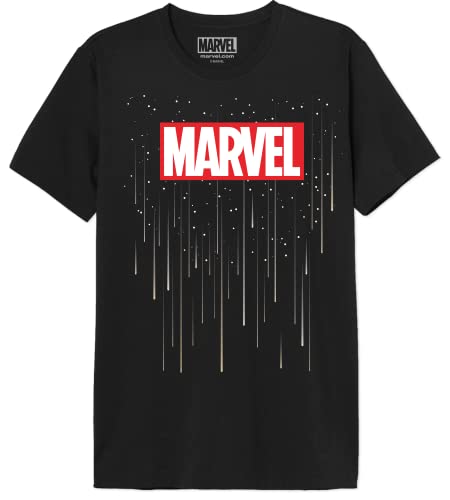 Marvel Herren Memarcots269 T-Shirt, Schwarz, XS von Marvel