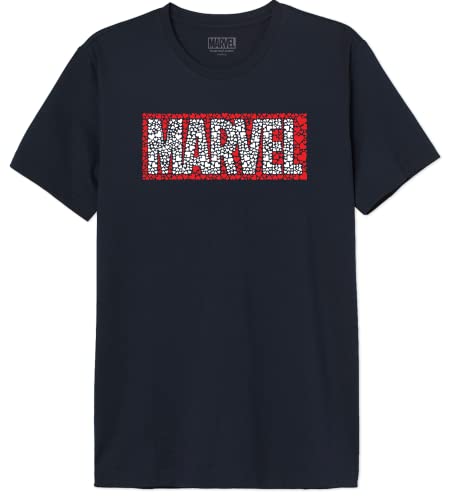 Marvel Herren Memarcots294 T-Shirt, Marineblau, 56 von Marvel