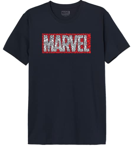 Marvel Herren Memarcots294 T-Shirt, Marineblau, S von Marvel