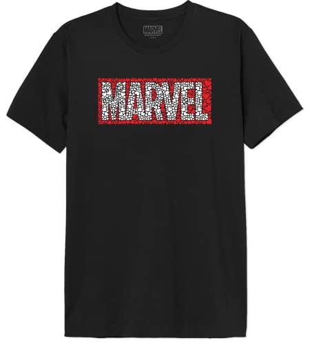 Marvel Herren Memarcots294 T-Shirt, Schwarz, S von Marvel