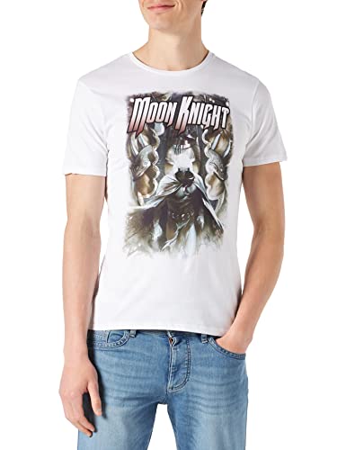 Marvel Herren Memoonxts002 T-Shirt, weiß, M von Marvel