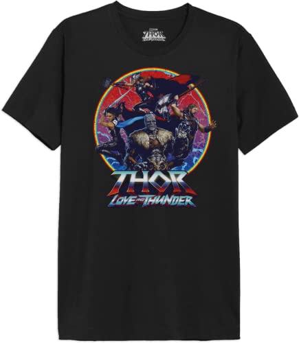 Marvel Herren Metlatmts004 T-Shirt, Schwarz, XXL von Marvel