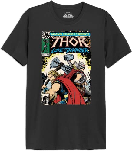 Marvel Herren Metlatmts007 T-Shirt, anthrazit, XXL von Marvel