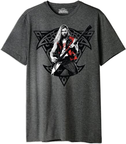 Marvel Herren Metlatmts011 T-Shirt, anthrazit, M von Marvel