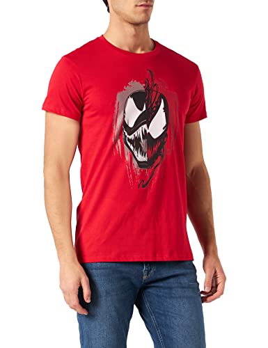 Marvel Herren Mevenoxts138 T-Shirt, rot, L von Marvel