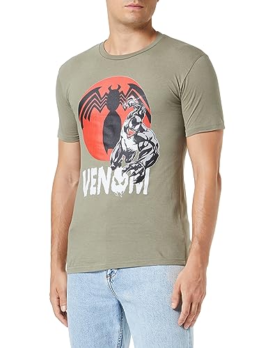 Marvel Herren Mevenoxts146 T-Shirt, Kaki, XXL von Marvel