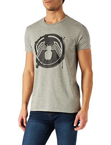 Marvel Herren Mevenoxts149 T-Shirt, Gris Medium, M von Marvel