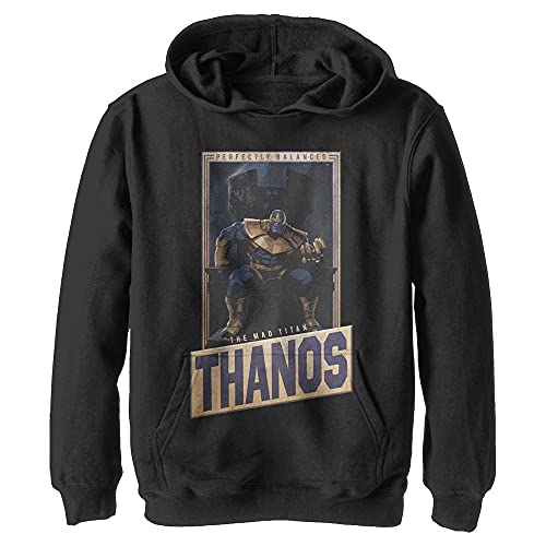 Marvel Herren Perfectly Balanced Thanos Hoodie, Schwarz, L von Marvel