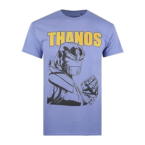 Marvel Herren Thanos T-Shirt, violett, L von Marvel