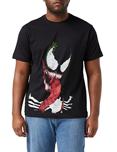 Marvel Herren Venom Shadows T-Shirt, Schwarz, S von Marvel