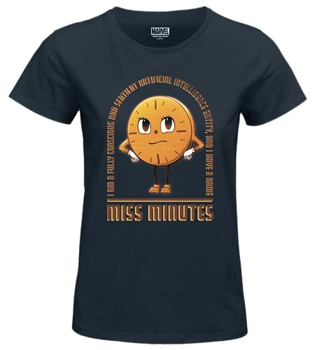 Marvel Herren Wolokimts010 T-Shirt, Marineblau, L von Marvel