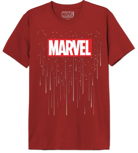 Marvel Herren memarcots269 T-Shirt, rot, XXL von Marvel