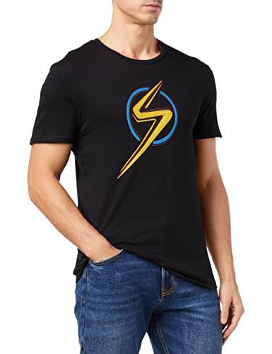 Marvel Herren uxmissmts001 T-Shirt, Schwarz, L von Marvel