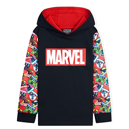 Marvel Hoodie Kinder Jungen und Mädchen Avengers Kapuzenpullover Teenagers (3-4 Jahre, Mehrfarbig) von Marvel