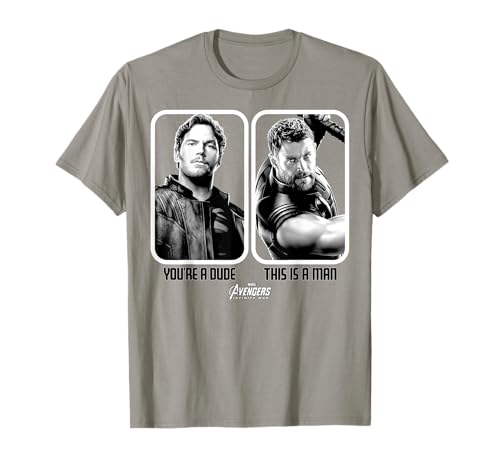 Marvel Infinity War Star-Lord Thor Is A Man Graphic T-Shirt T-Shirt von Marvel