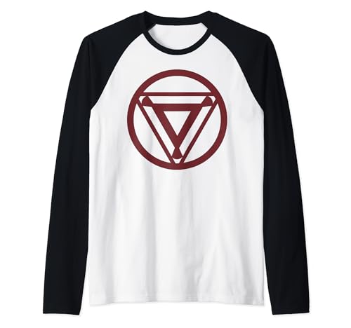 Marvel Iron Man Arc Reactor Emblem Raglan von Marvel