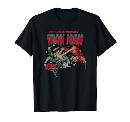 Marvel Iron Man Blast Dark T-Shirt von Marvel