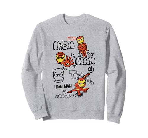 Marvel Iron Man Doodle Sketches Sweatshirt Marvel Iron Man Doodle Sketches Sweatshirt von Marvel