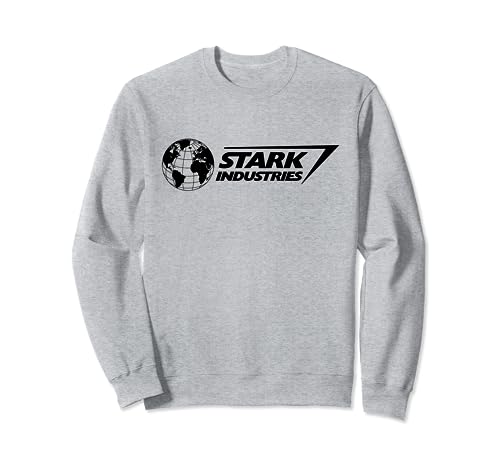 Marvel Iron Man Stark Industries Logo Black Sweatshirt von Marvel