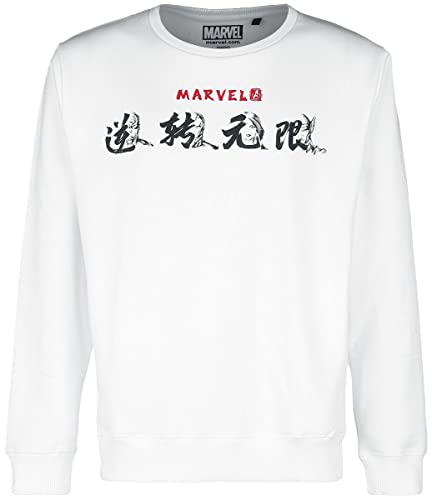 Marvel Japan Avengers Männer Sweatshirt weiß M 100% Baumwolle Fan-Merch, Filme von Marvel