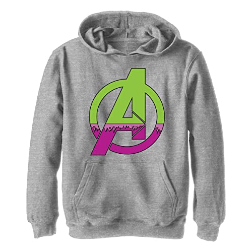 Marvel Jungen Avengers Classic Avenger Hulk Kostüm-hoodie, Athletisch Heather, XL von Marvel