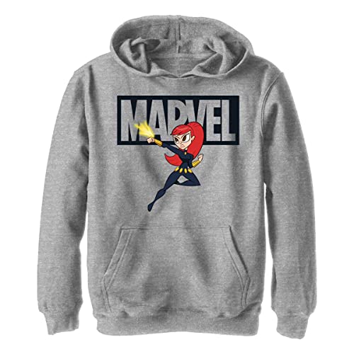 Marvel Jungen Avengers Classic Brick Widow Hoodie, Athletisch Heather, L von Marvel