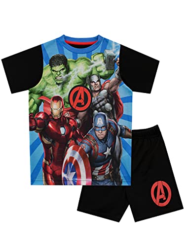 Marvel Jungen Avengers Schlafanzug Blau 110 von Marvel