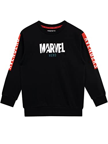 Marvel Jungen Avengers Sweatshirt Schwarz 158 von Marvel