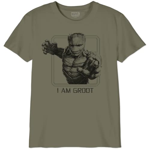 Marvel Jungen BOGUGAMTS152 t Shirt Damen, kaki, 14 Jahre von Marvel