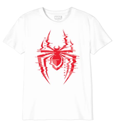 Marvel Jungen BOMAGAGTS006 t Shirt Damen, Blanc, 8 Jahre von Marvel