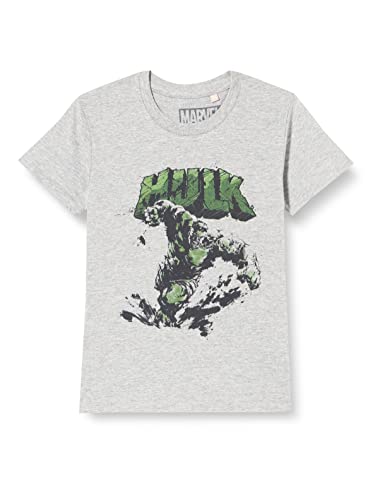 Marvel Jungen Bohulkcts041 T-Shirt, Biege Melange, 6 Jahre von Marvel