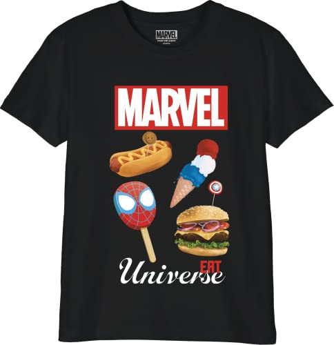 Marvel Jungen Bomarcots191 T-Shirt, Schwarz, 6 Jahre von Marvel