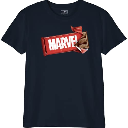 Marvel Jungen Bomarcots199 T-Shirt, Marineblau, 6 Jahre von Marvel