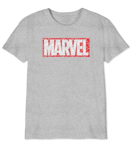 Marvel Jungen Bomarcots202 T-Shirt, grau meliert, 12 Jahre von Marvel