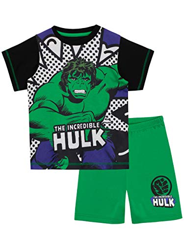 Marvel Jungen Der Unglaubliche Hulk Schlafanzug Grün 152 von Marvel