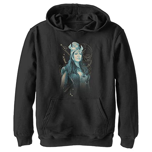 Marvel Jungen Die Ewigen Ajak Teal Hoodie, Schwarz, S von Marvel