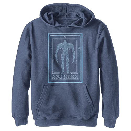 Marvel Jungen Die Ewigen Arishem Poster Hoodie, Heather Navy, S von Marvel