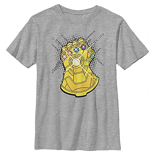 Marvel Avengers - Gold Gauntlet YTH Crew neck Heather grey 128 von Marvel