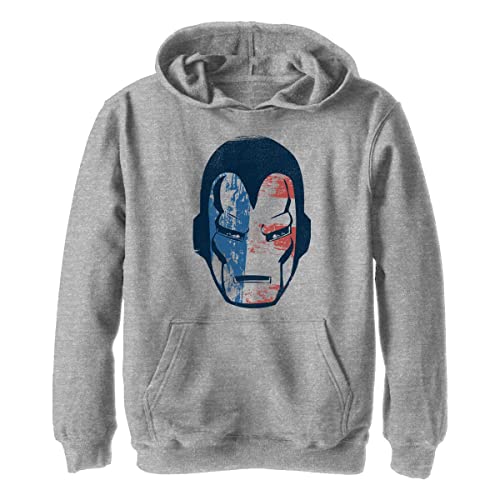 Marvel Jungen Iron Man Americana Hoodie, Sportlich Heather, S von Marvel